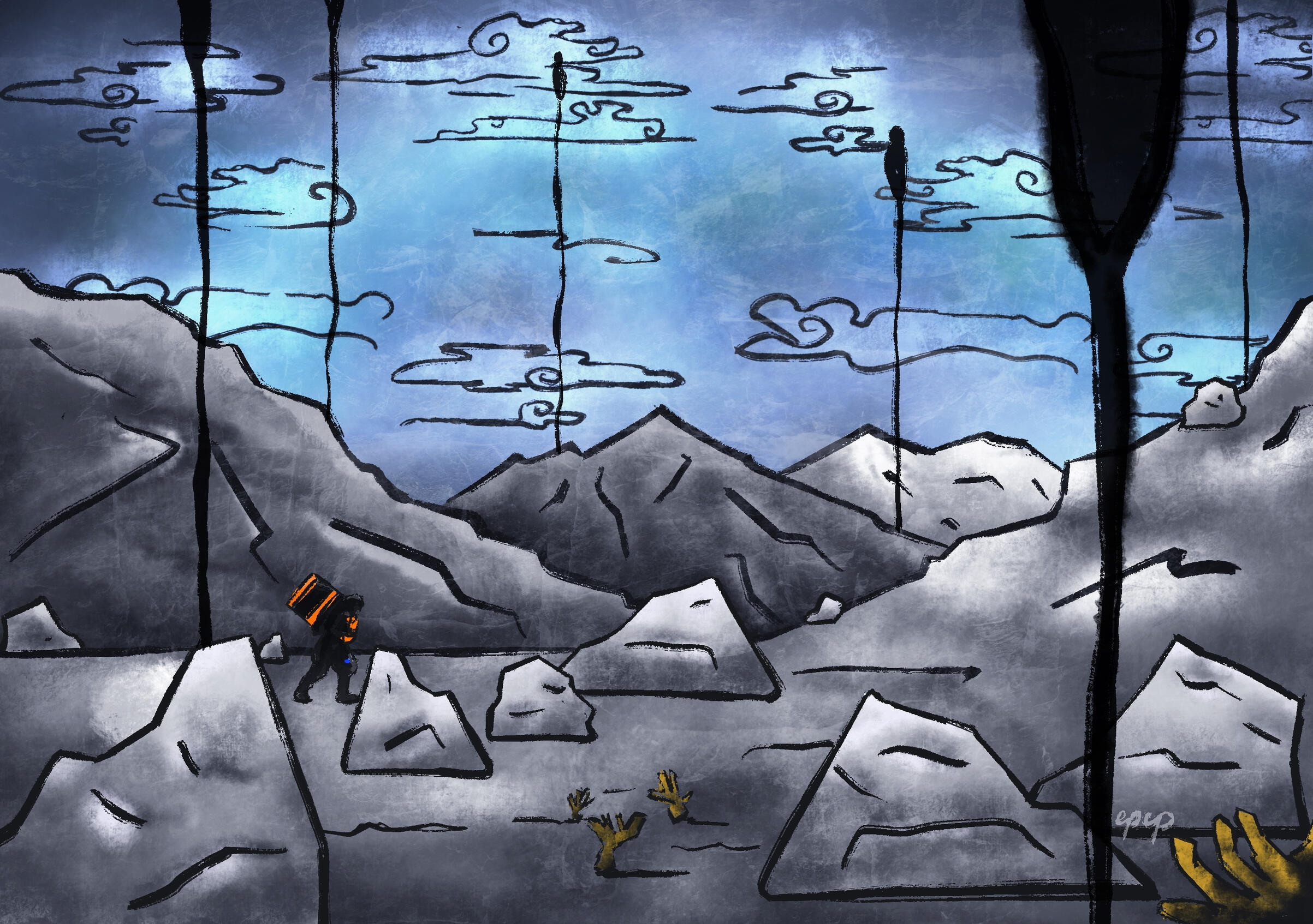Death Stranding (Okami Style)